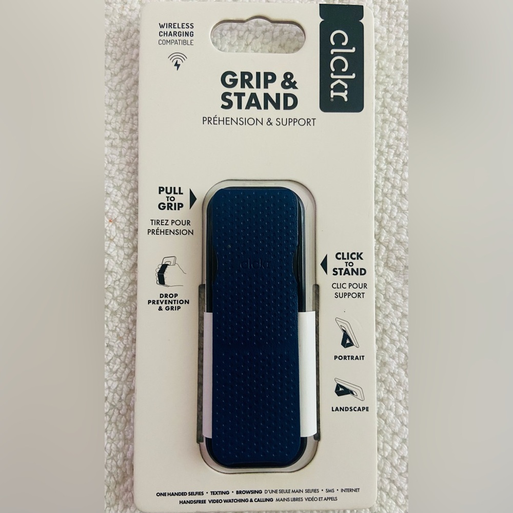 CLCKR Blue Grip & Stand